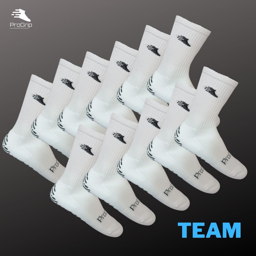 ProGrip Team Grip Socks Bundle (11 Pairs) – Anti-Slip Sports