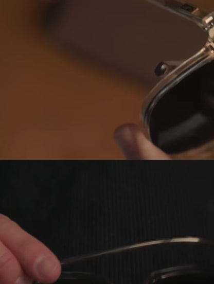 Lunettes de soleil polarisées NICK pour homme et femme, couleur marron sable cristal, par WMP Eyewear UK
