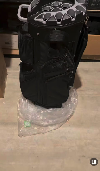 Swiftee 14-Slot Golf Cart - Trolley Bag – Lightweight Organizer Golf Bag with Full-Length Dividers