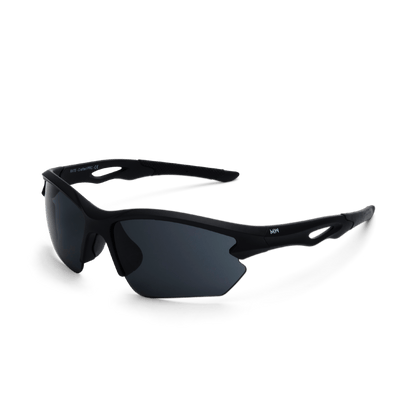 Messy Weekend RATE Sports Sunglasses - Running, Cycling & Hiking Eyewear, Black