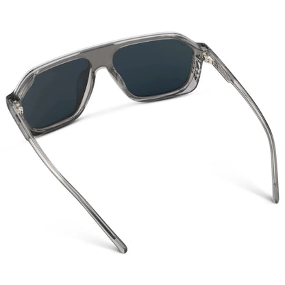 RYDER Shield Sports Polarised Sunglasses, Grey Mirror Blue Lens by WMP Eyewear