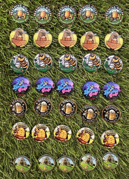 Personalised Golf Markers - Golf Society - Stag - Trips Away - Golf Da