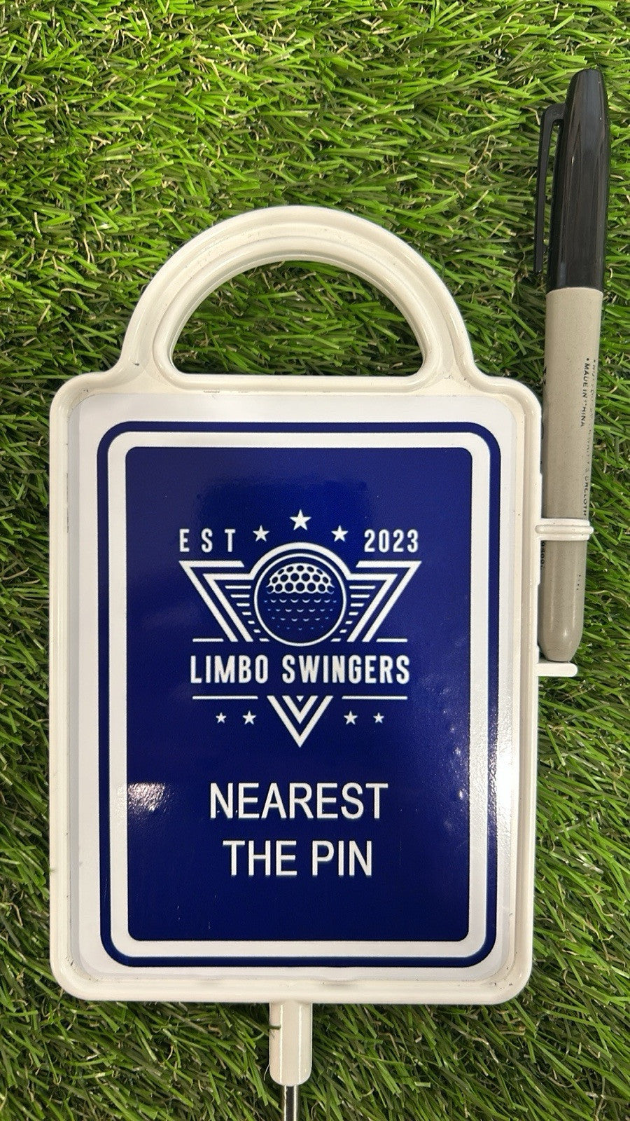 Personalised Nearest the pin or Longest drive Signs