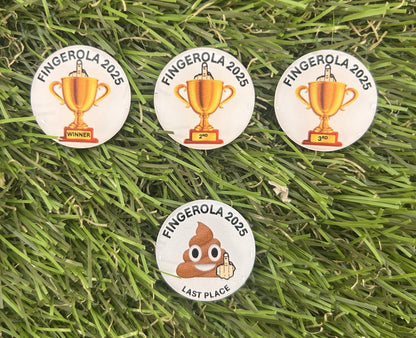 Personalised Golf Markers - Golf Society - Stag - Trips Away - Golf Da