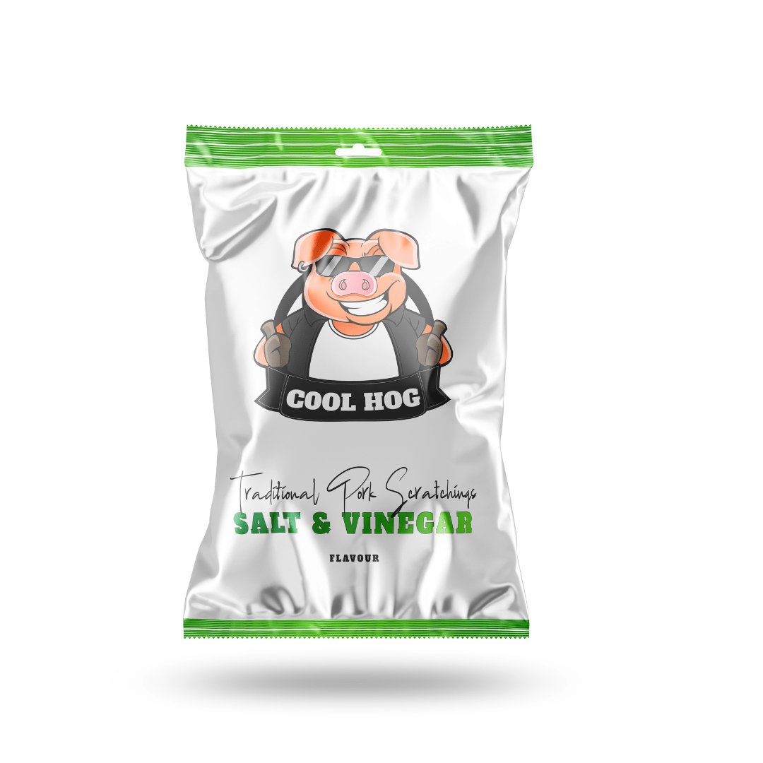 Salt & Vinegar Flavour Traditional Pork Scratchings