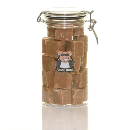 Salted Caramel Flavour Handmade Fudge Jar