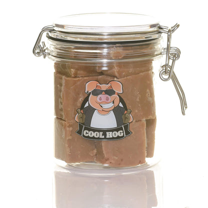 Salted Caramel Flavour Handmade Fudge Jar