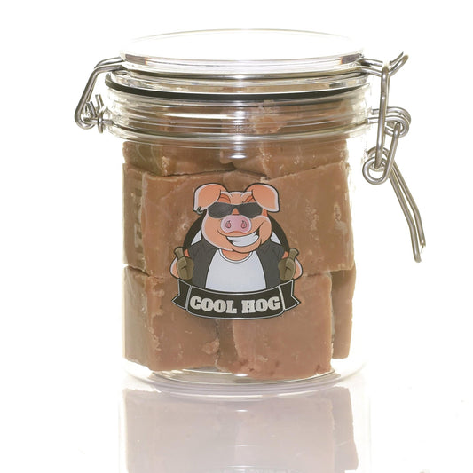 Salted Caramel Flavour Handmade Fudge Jar