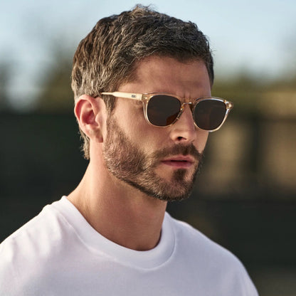 SCOUT Men's Polarised Tennis Sunglasses - Sand Brown l WMP Eyewear