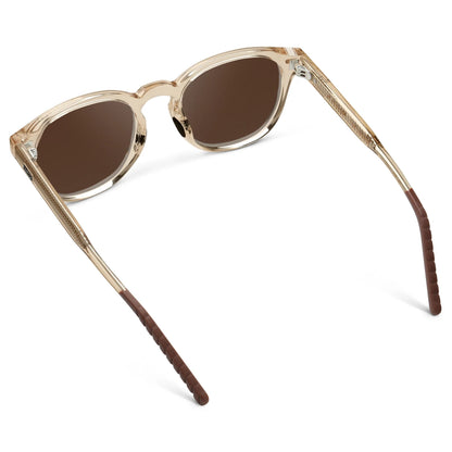 SCOUT Men's Polarised Tennis Sunglasses - Sand Brown l WMP Eyewear