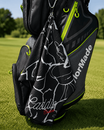 Signature Noir Golf Towel