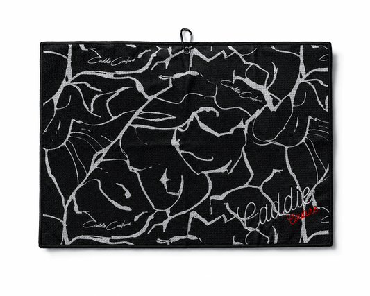 Signature Noir Golf Towel