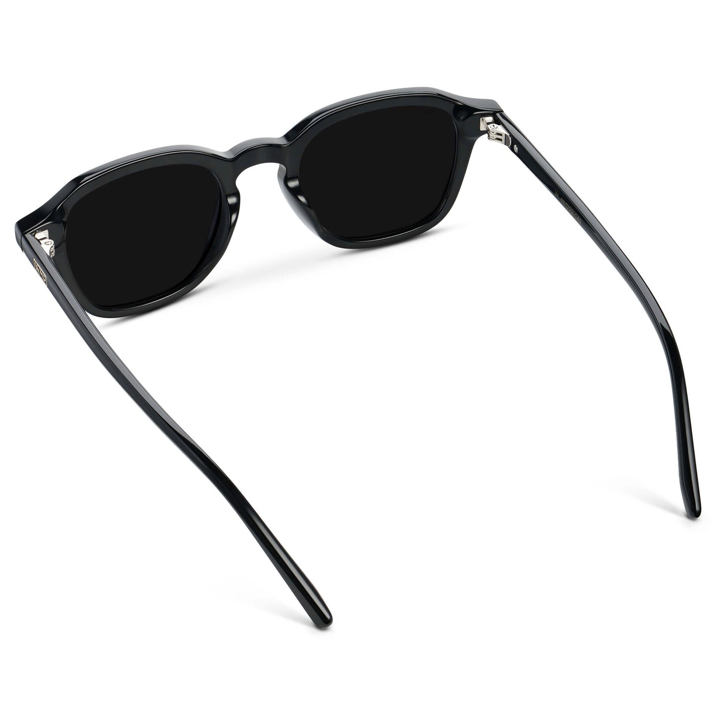 SILAS Polarised Square Sunglasses in Triple Black by WMP Eyewear