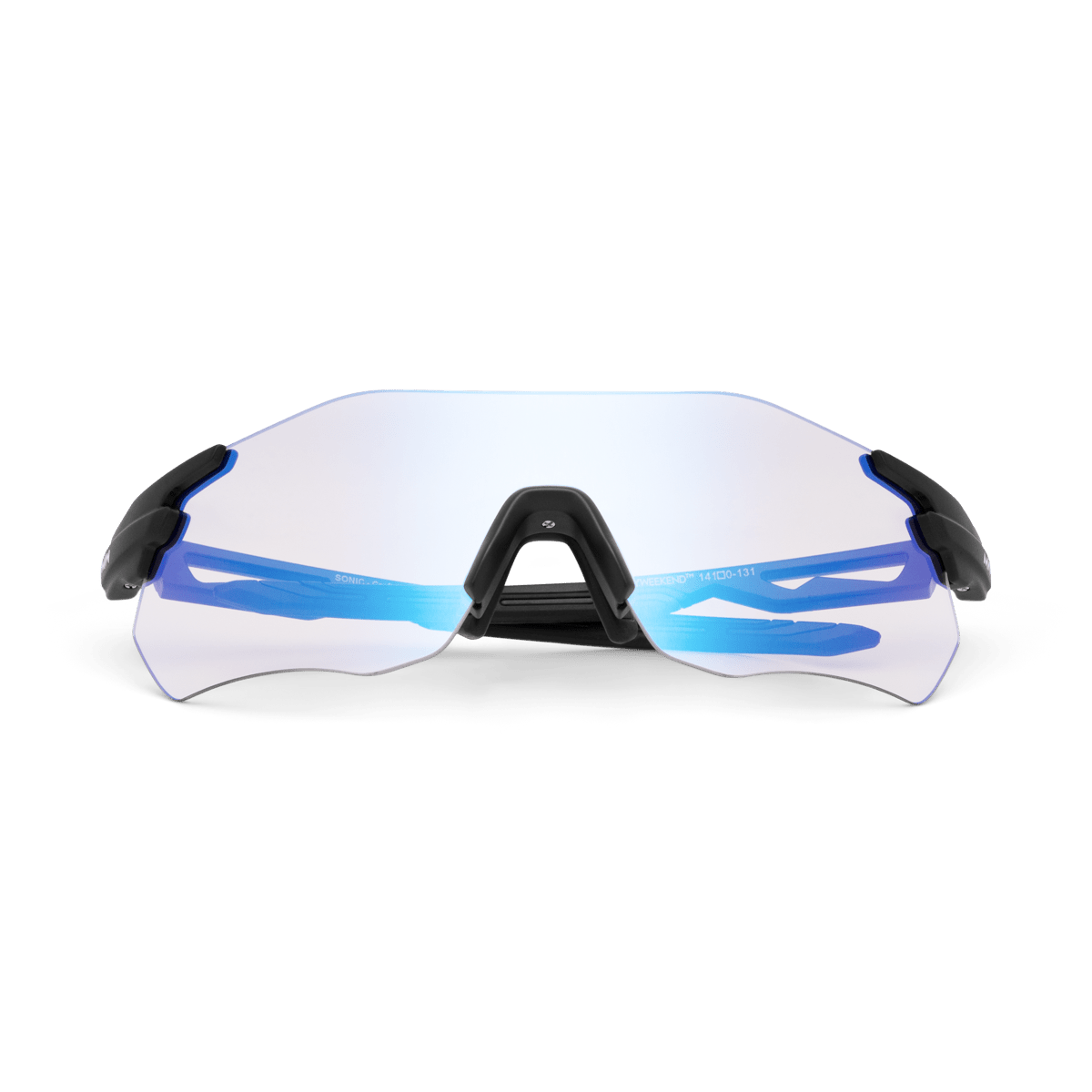 SONIC Black Sports Sunglasses, XEP Lens by Messy Weekend