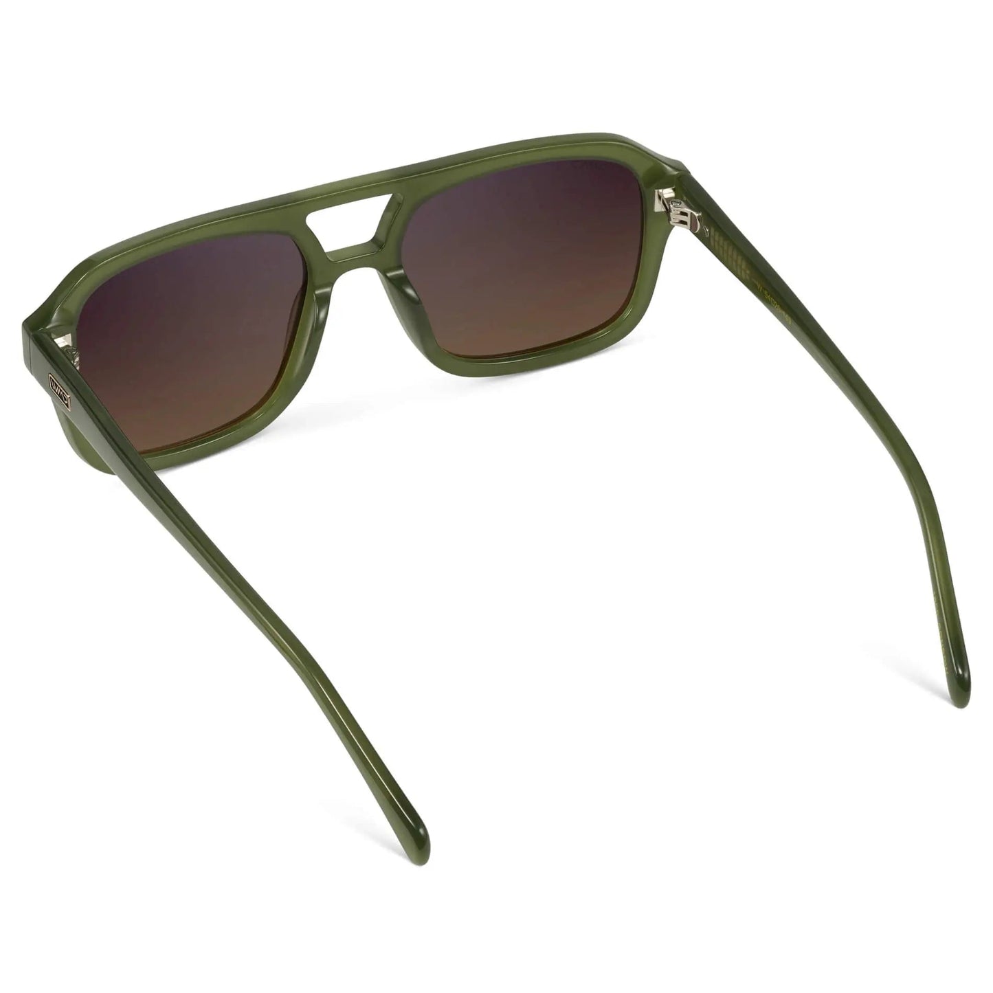 SYDNEY Oversized Retro Aviator Women's Sunglasses in Olive Green WMP Eyewear