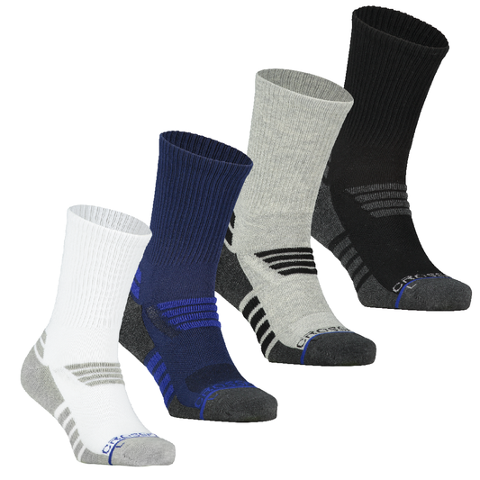 4-pack: Tempo | Men's 10" Crew Socks - Multi