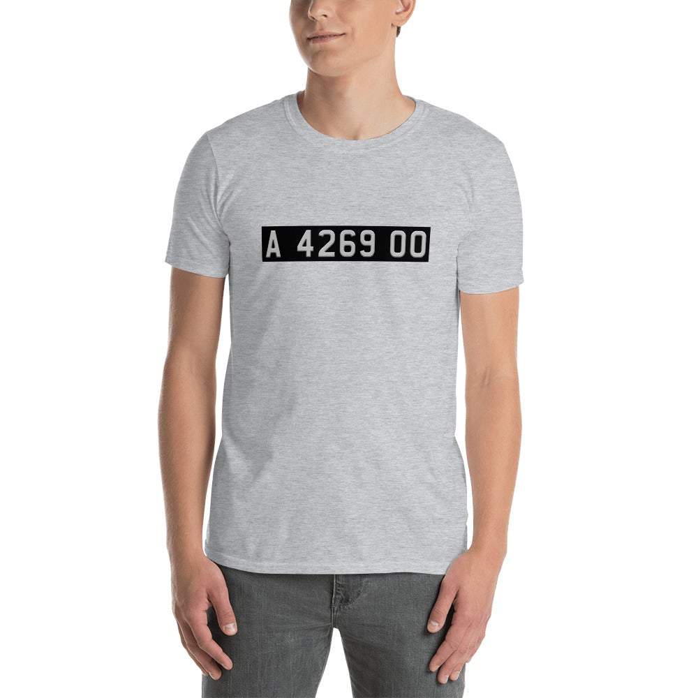 Matera DB5 License Plate T-Shirt