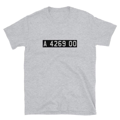 Matera DB5 License Plate T-Shirt