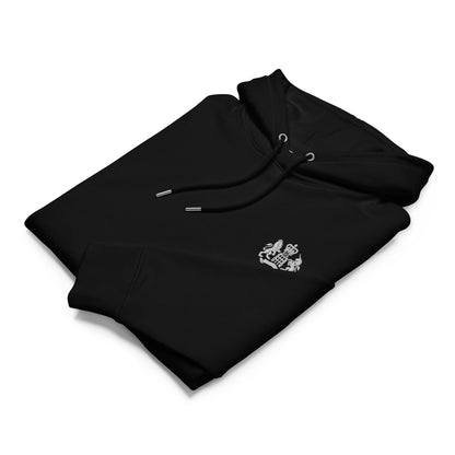 Organic Cotton Luxury Hoodie – Tailored Fit, Embroidered Logo