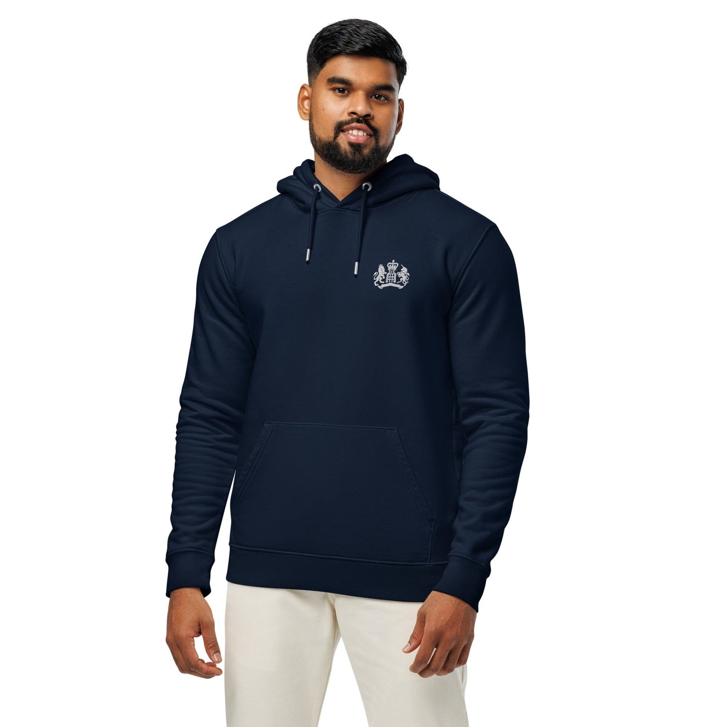 Organic Cotton Luxury Hoodie – Tailored Fit, Embroidered Logo
