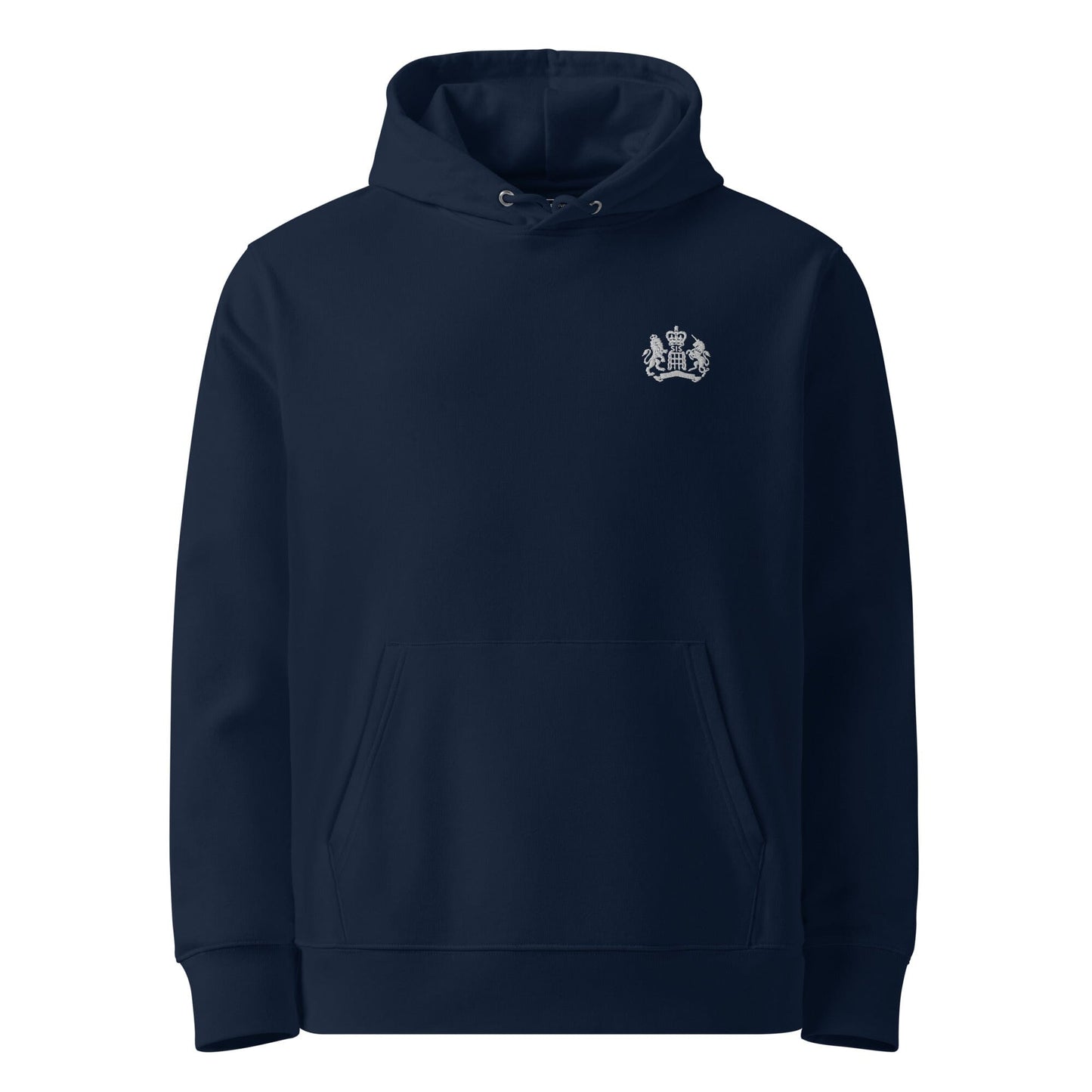 Organic Cotton Luxury Hoodie – Tailored Fit, Embroidered Logo