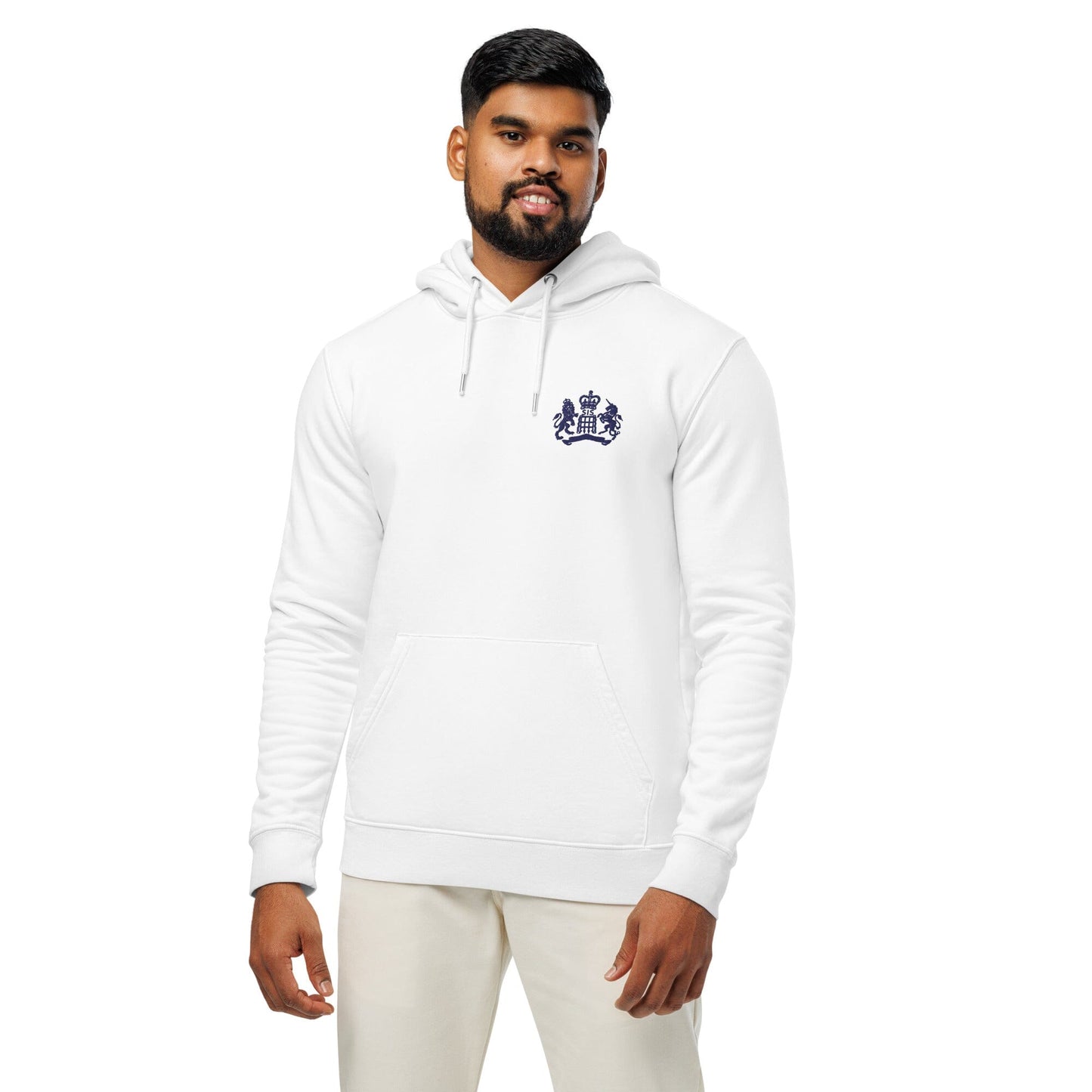 Organic Cotton Luxury Hoodie – Tailored Fit, Embroidered Logo