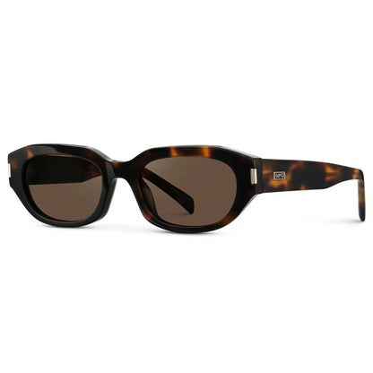 VERA Women's Oval Polarised Sunglasses in Tortoise by WMP Eyewear