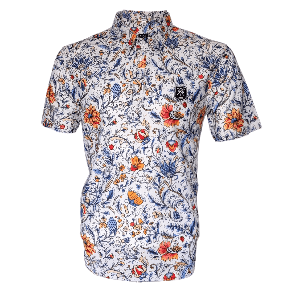 Vintage Floral Signature Golf Polo
