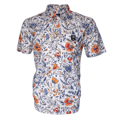 Vintage Floral Signature Golf Polo
