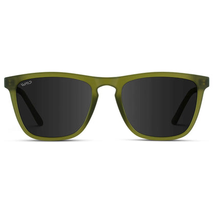 WESLEY Polarised Men's Sunglasses in Frosted Saguaro Green WMP Eyewear