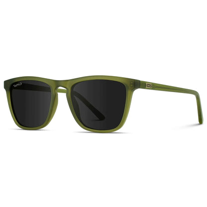 WESLEY Polarised Men's Sunglasses in Frosted Saguaro Green WMP Eyewear