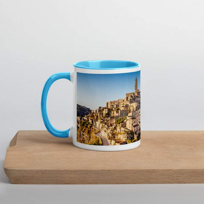 Matera Italy 11oz Mug with Blue Inside