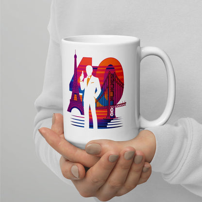 Forty Years. One View Mug