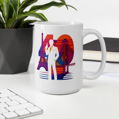 Forty Years. One View Mug