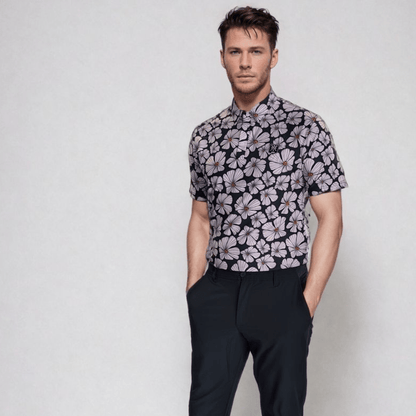 Wild Bloom Signature Golf Polo