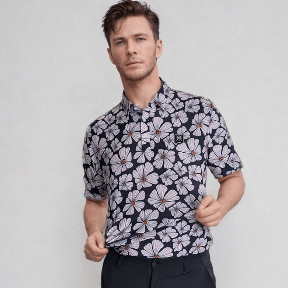 Wild Bloom Signature Golf Polo
