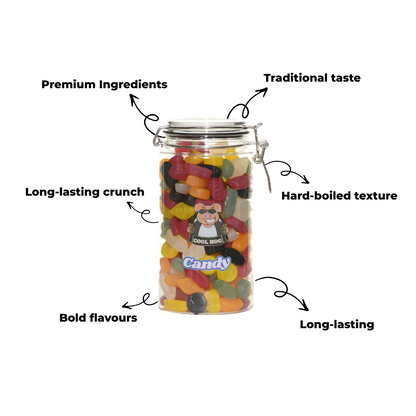 Traditional Wine Gums Candy Gifting Jar