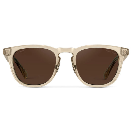 WYNDHAM Men's Golf Sunglasses Sand Brown by WMP Eyewear