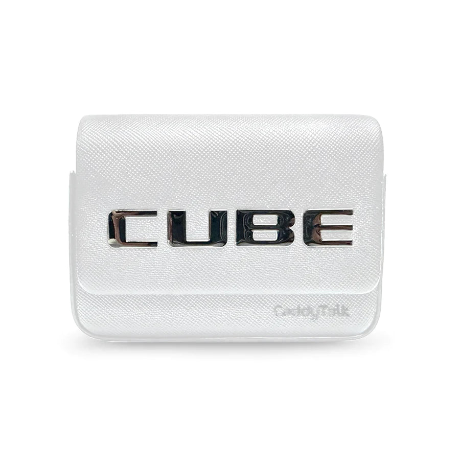 CaddyTalk CUBE Laser Rangefinder (Case Included: Black & White Pouch Available ) - Free 1-2 Day UK Delivery! - Golf Store UK