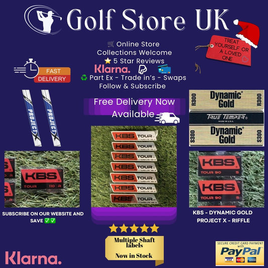 Labels / Shaft Stickers KBS Tour 90 Stiff x7 labels - Golf Store UK