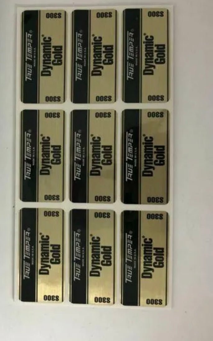 Labels / Shaft Stickers KBS Tour 90 Stiff x7 labels - Golf Store UK