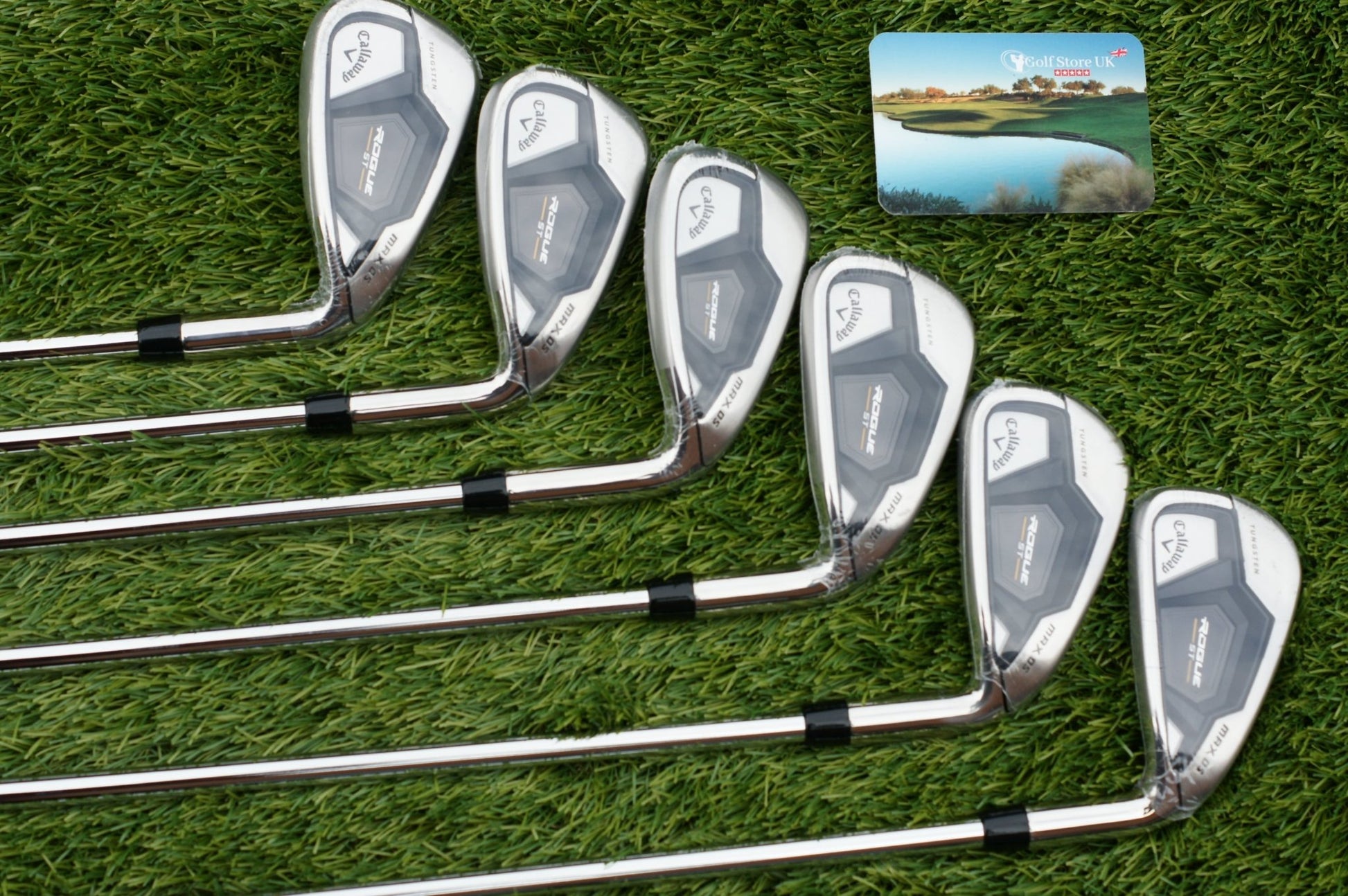 New Callaway Rogue ST Max OS(Oversized) Iron Set 5-PW, Stunning Set - Aimed for Mid to High Handicap Golfers - Golf Store UK