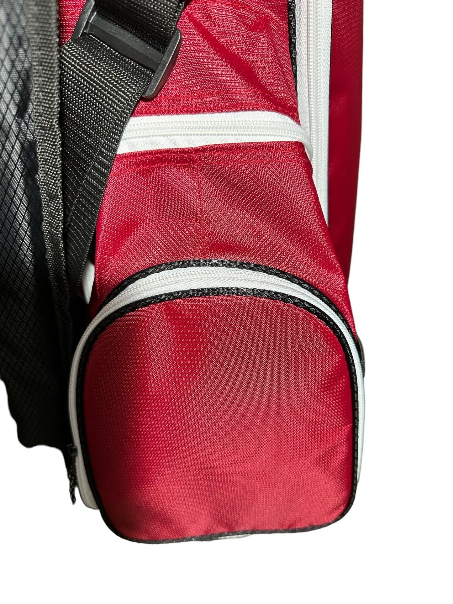 (New) Wilson Cart Red Golf Bag, Stunning Bag With Rain Cover - Golf Store UK